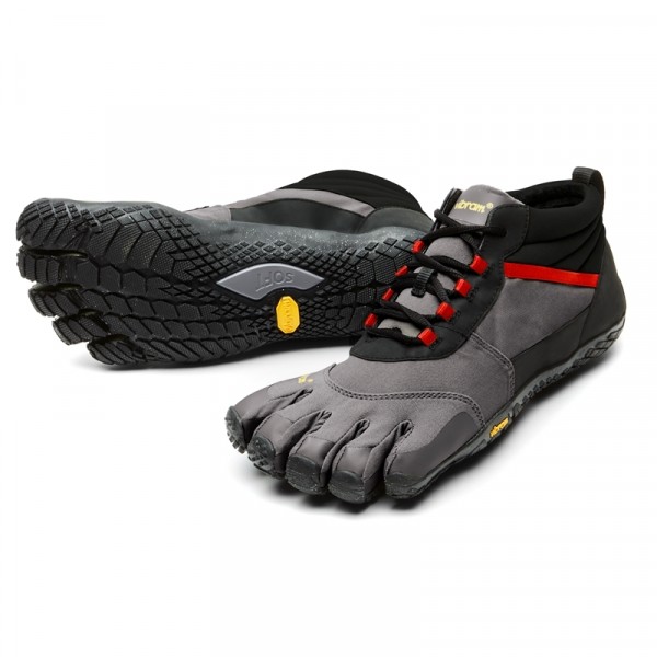 Vibram Five Fingers V-Trek Insulated : Black/Grey/Red